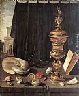 Still Life with Great Golden Goblet by Pieter Claesz